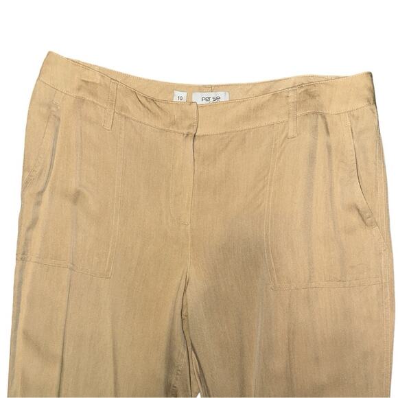 PER SE by CARSLISLE Cupro Blend Wide Leg Pants Size 10 - Picture 3 of 7